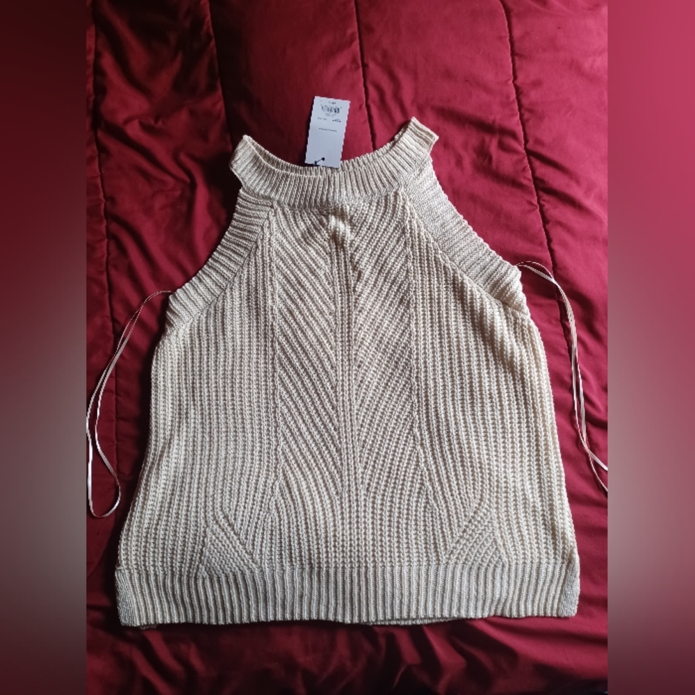 Nine West White Knit Top